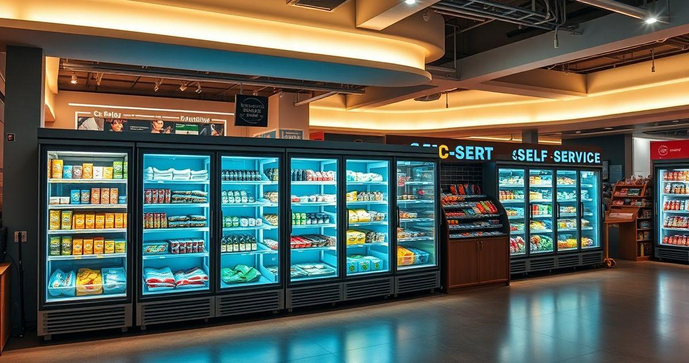 Balcão refrigerado auto serviço: autonomia para o consumidor