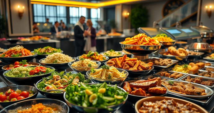 Buffet Self Service Quente e Frio Versatilidade