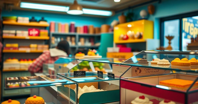 Vitrine refrigerada confeitaria: Doces Sempre Frescos