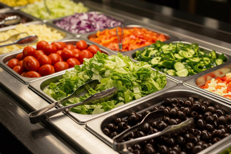 Buffets Self-Service: Delícias Quentes e Frias para Todos os Paladares