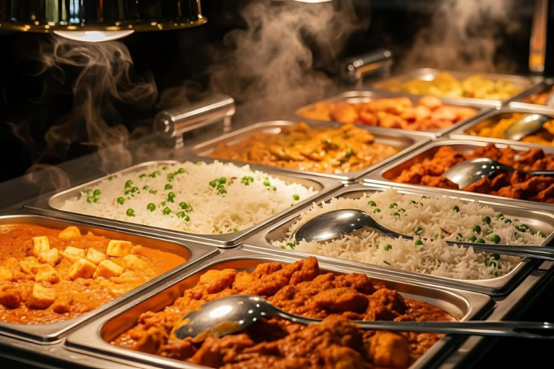 Como Montar o Buffet Self-Service Ideal com Opções Quentes e Frias para Todos os Paladares